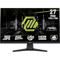 MSI MAG 272F 27-inch 1920 x 1080 (FHD) Gaming Office Monitor
